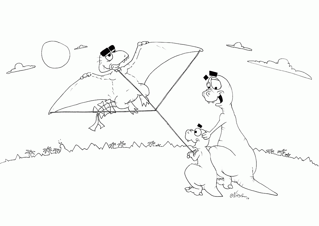 dino-kite-dinosaurs-comic-strip