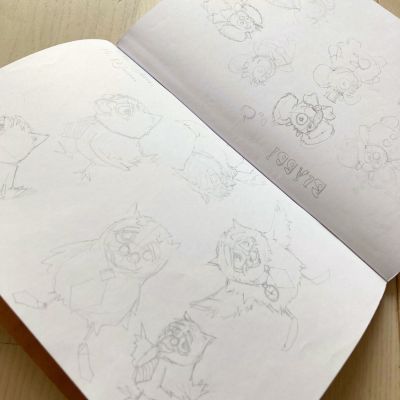 Skitser til børnebog