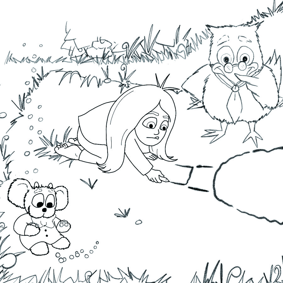 Ella og Blåbbi børnebog