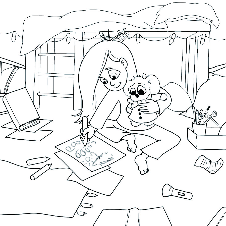 Børnebog Ella og Blåbbi